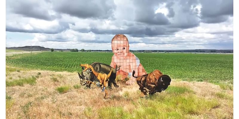 Large art installation still stands strong outside Miles City nearly decade later