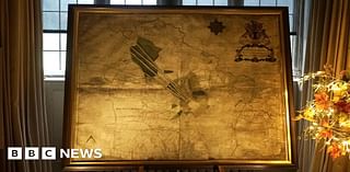 old map on show after restoration