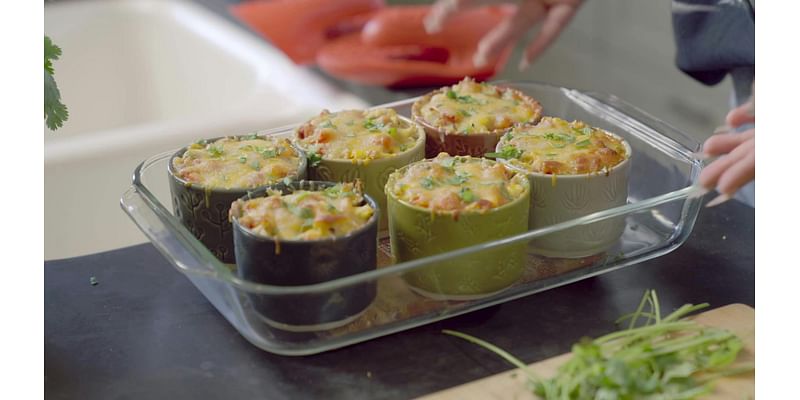 Texas Dinner Party, Holiday Potluck Edition: Mini King Ranch Casseroles