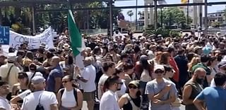 More than 15,000 Malaga residents join anti-tourism demo amid claims they are 'strangers in their own city' after being 'overrun' by foreign visitors