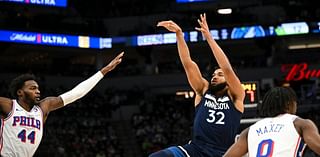 Wolves improve to 7-0 at home by defeating Joel Embiid-less 76ers 112-99