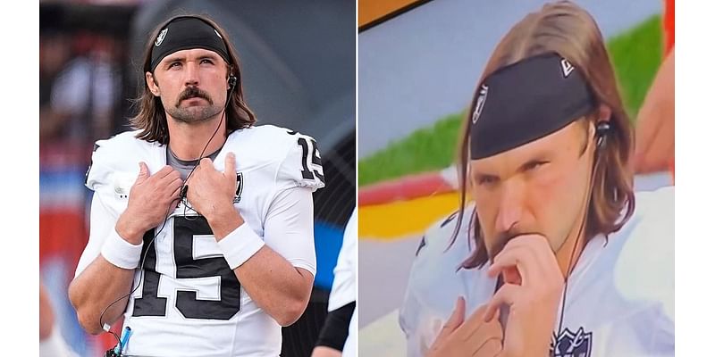 Gardner Minshew caught in disgusting act live on TV after being benched in disastrous game