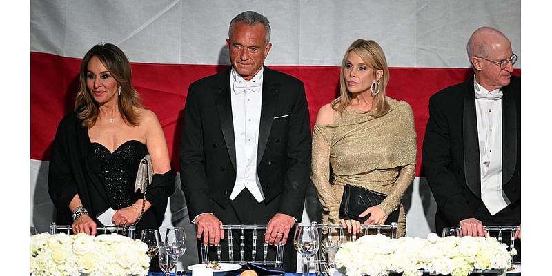 RFK Jr and wife Cheryl Hines' tense exchange as they put on united front at Al Smith charity dinner