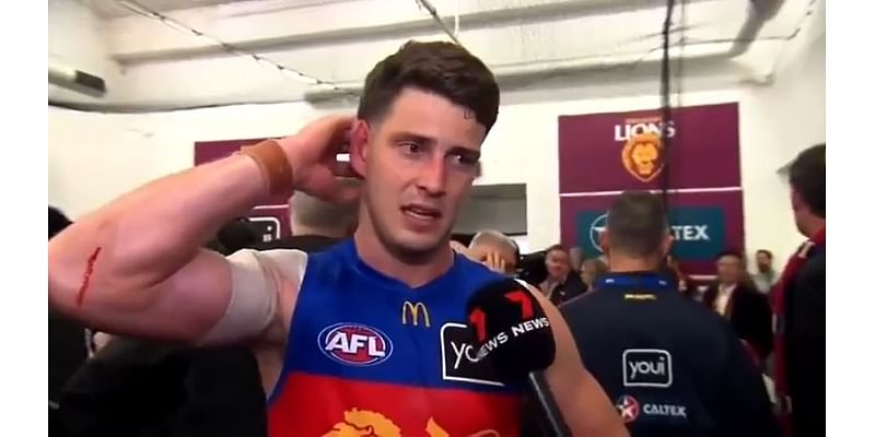 Lions star Jarrod Berry fights back tears while remembering his late mother after Brisbane shock Geelong in thriller