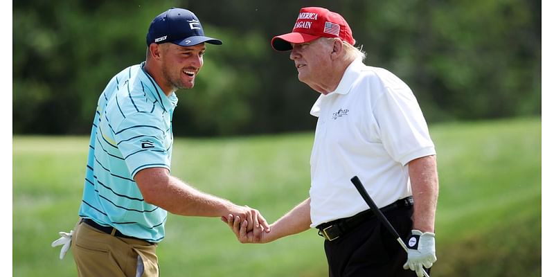 Donald Trump shockingly invites Bryson DeChambeau on stage, jokes with him during victory speech