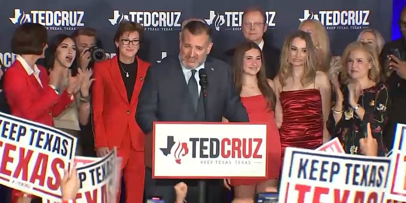 Ted Cruz’s daughter grimaces, says ‘don’t clap for that’ during dad’s victory speech mentioning Trump