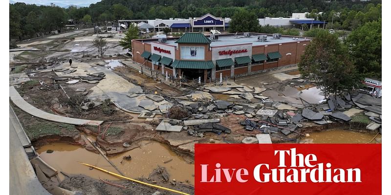 Biden to address Hurricane Helene damage as Trump tries to turn it into campaign issue – US politics live