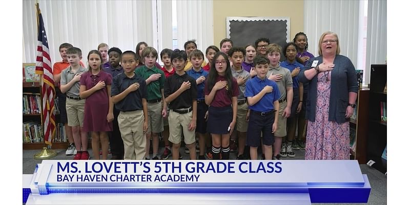 The Daily Pledge: Ms. Lovett’s 5th Grade Class