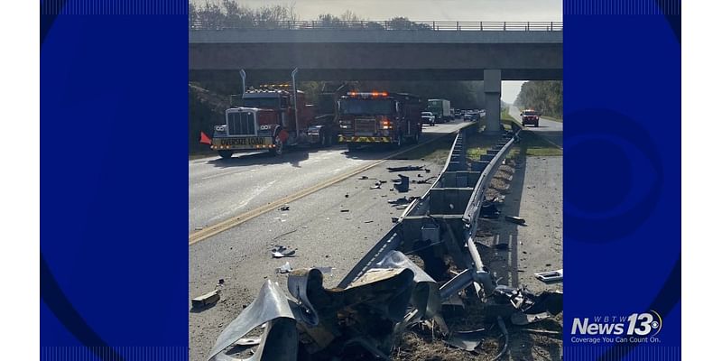 Rollover crash blocks Highway 501 near overpass in Aynor; 1 person taken to hospital