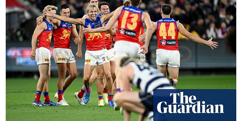 Brisbane chase down Geelong to earn shot at AFL grand final redemption