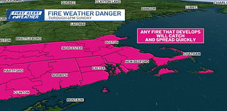 Possibly hazardous air quality as fires continue to burn in Mass.