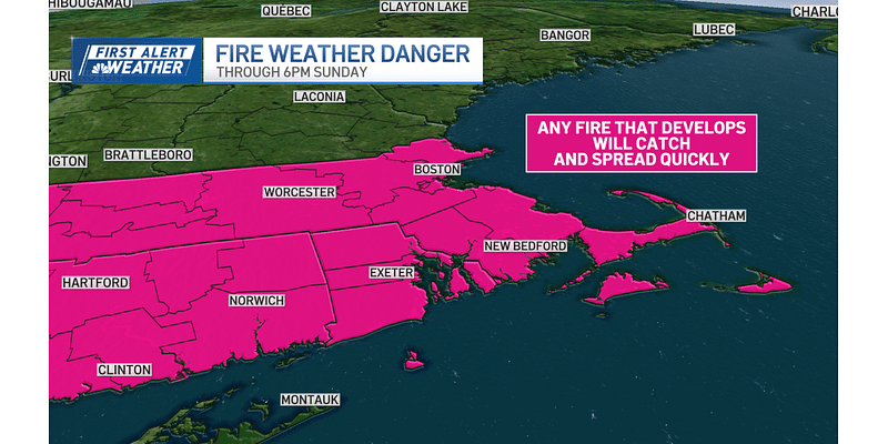 Possibly hazardous air quality as fires continue to burn in Mass.