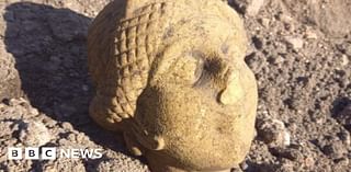 Third Roman head found at Carlisle Cricket Club bathhouse