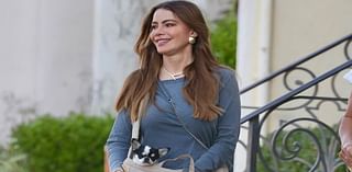 Sofia Vergara carries her constant companion Amore in her purse as she steps out after 'splitting' from Justin Saliman