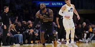 LeBron scores 39,000th point, Lakers complete sweep of tourney group play with 131-99 win over Utah