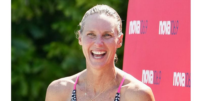 She's still got it! Olympic swimming great Susie O'Neill shows off her fit figure at local pool