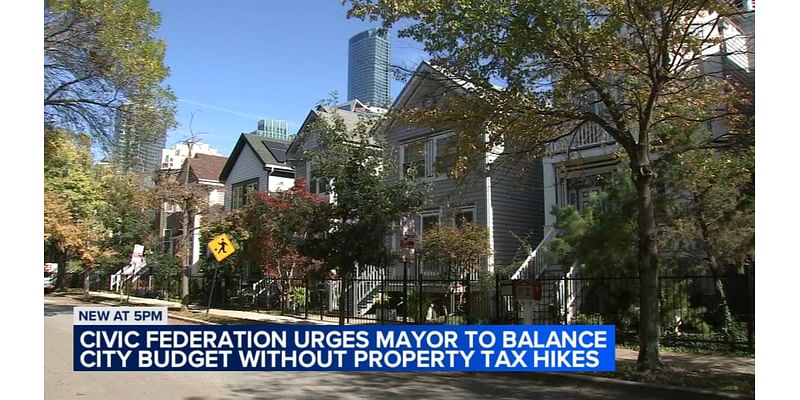 How to balance Chicago's budget without property tax hikes: Civic Federation offers its options