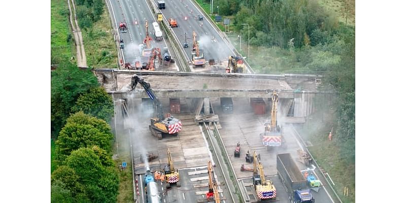 M62 closure: Drivers warned to plan ahead and expect delays as second weekend of bridge replacement work sees motorway shut between junctions 18 and 20