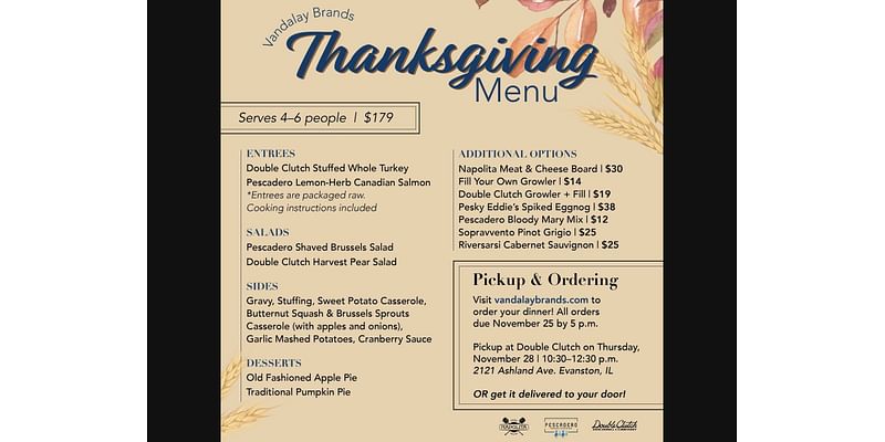 Thanksgiving Made Easy- Let Vandalay Brands do the Cooking!