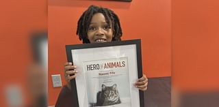 Louisville six-year-old and her family honored, touted heroes for fostering hundreds of animals