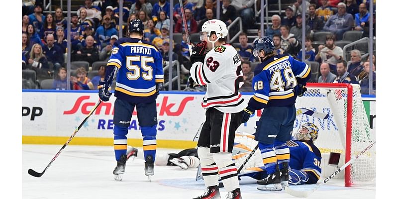 10 observations: Blackhawks blow multi-goal lead, fall to Blues in preseason