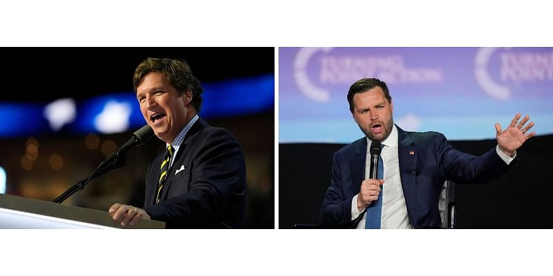 Tucker Carlson and J.D. Vance in Hershey: Where to buy last-minute tickets for less than $20