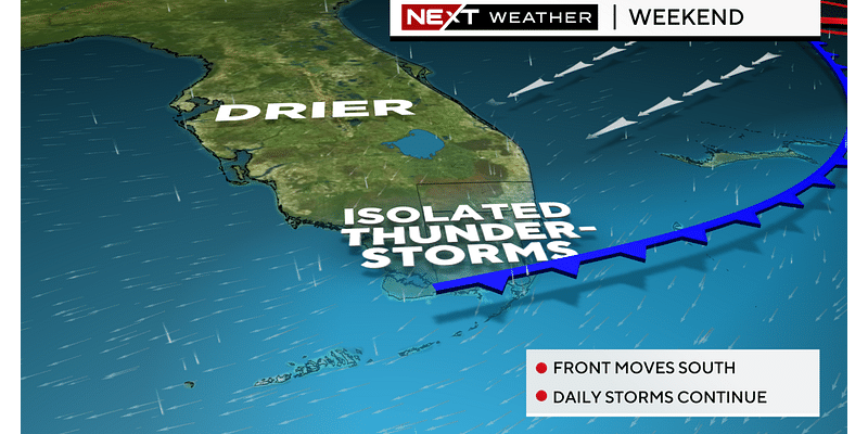 South Florida afternoon storms may bring brief, gusty downpours