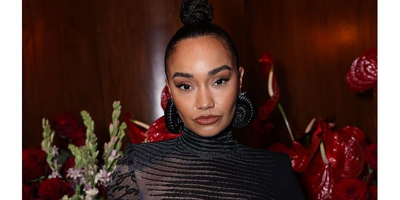 Leigh-Anne Pinnock sends pulses racing in a sheer black dress as she attends the British Vogue x Balmain Beauty Dinner