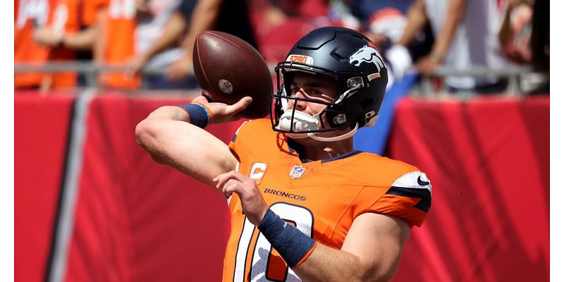 Video: Bo Nix, Broncos Debut 'Sunset Orange' Jerseys with Week 3 Uniforms vs. Bucs