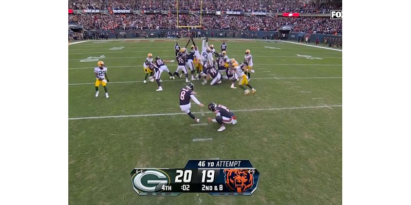 The Poor Chicago Bears Found Another Way To Snatch Defeat From The Jaws Of Victory, Losing To Green Bay On A Last Second Blocked Field Goal