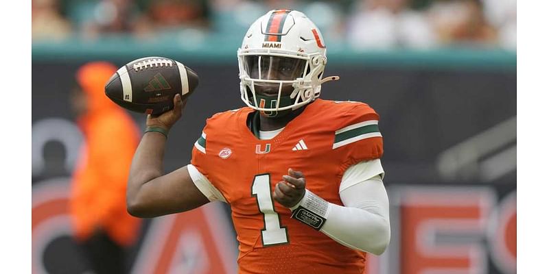 Miami QB tops 15,000 yards passing for collegiate career