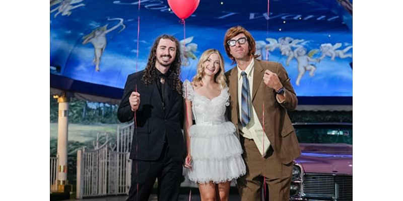 Chris Martin Dons Disguise in Las Vegas to Sing Karaoke and Surprise Couple at Tunnel of Love Wedding Ceremony