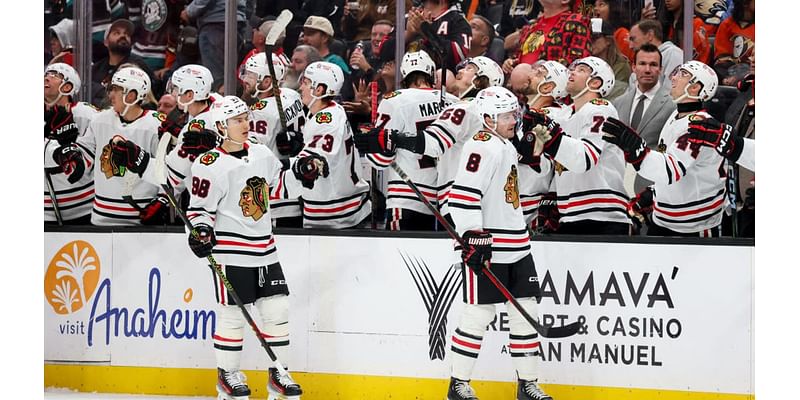 Bedard has 3 assists as Blackhawks defeat Ducks 4-2