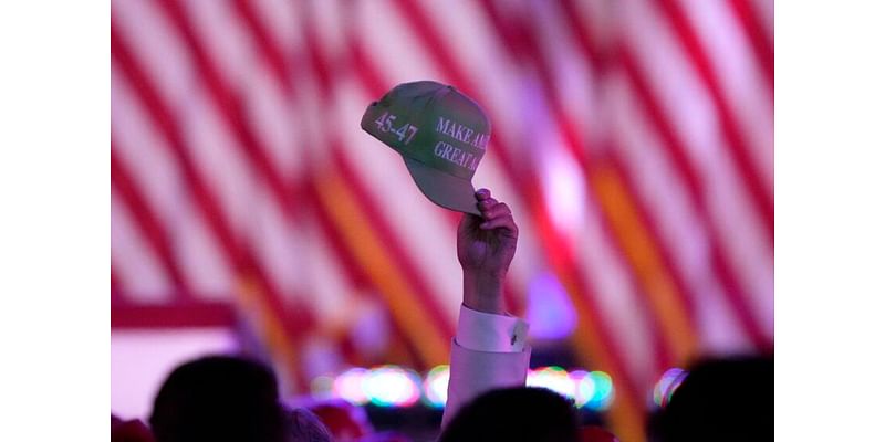 Disparate moods at Trump and Harris election night events