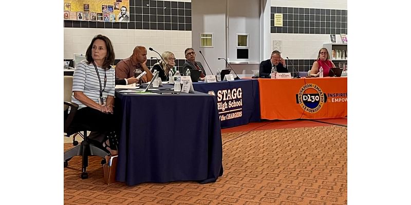 High School District 230 Board approves budget, calls out member for political comments