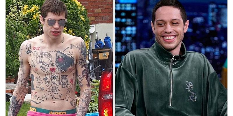 Pete Davidson's Tattoo Removal Journey Has Him Looking Like A Different Person