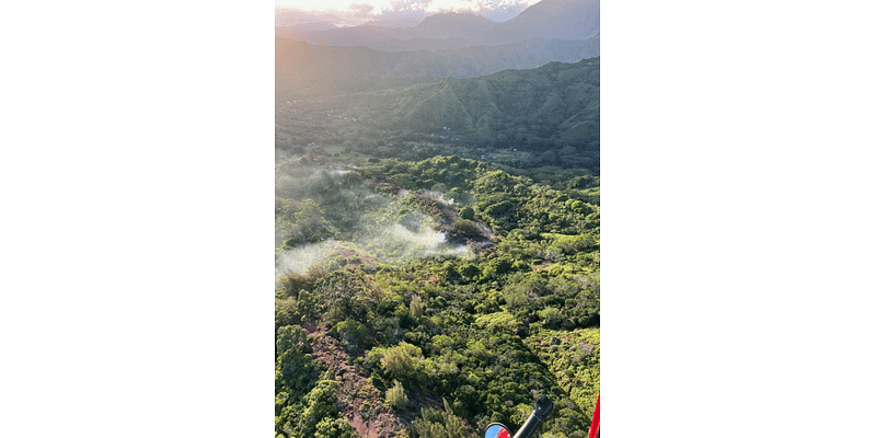 Ridge fire near Wainiha 60% contained