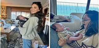 Olivia Munn's 2-Month-Old Daughter Mei Was Dressed From Top To Toe In A Knit Outfit Made By Her Grandmother