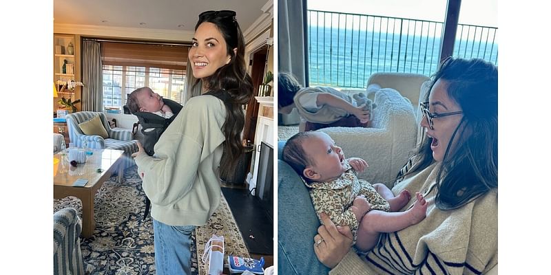 Olivia Munn's 2-Month-Old Daughter Mei Was Dressed From Top To Toe In A Knit Outfit Made By Her Grandmother