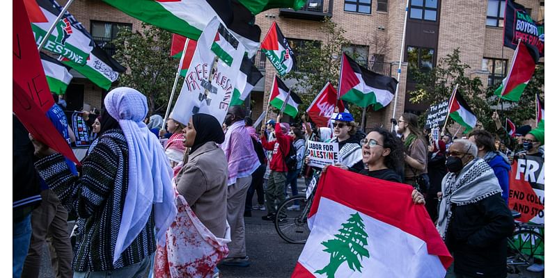 Pro-Palestinian activists march in Minneapolis on eve of Oct. 7 anniversary