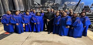 The Morgan choir performed with Stevie Wonder. They had just days to get ready.