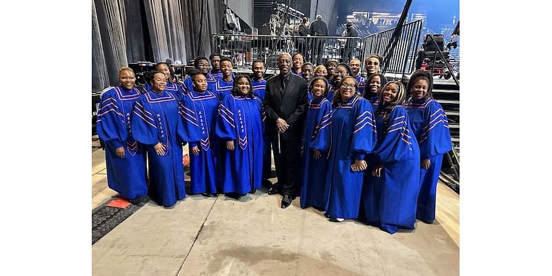 The Morgan choir performed with Stevie Wonder. They had just days to get ready.