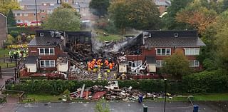 Three men arrested on suspicion of cannabis production and manslaughter after two people were killed in a Newcastle house explosion