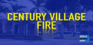 Fire Burns In Century Village Boca Raton