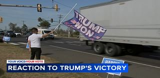 Supporters of Donald Trump celebrate win in Bucks County