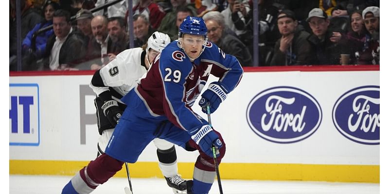 Rantanen has 9th career hat trick, Avalanche beat Kings 4-2