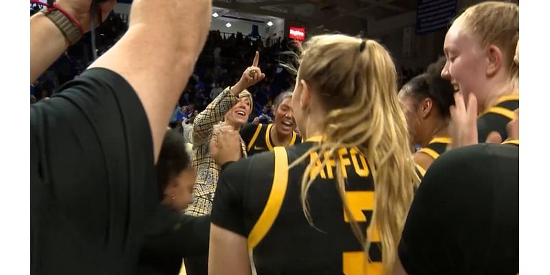 Hawkeyes beat the Bulldogs at sold out Knapp Center