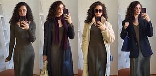 4 fall outfits I'm wearing on repeat, all starring this $70 sweater dress from Quince