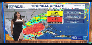 Tracking the Tropics: Hurricane Leslie forms, other disturbance in Gulf has 70% chance of development