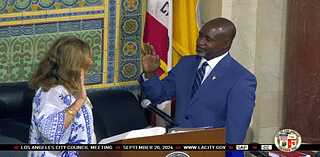 Marqueece Harris-Dawson swears in as LA City Council President